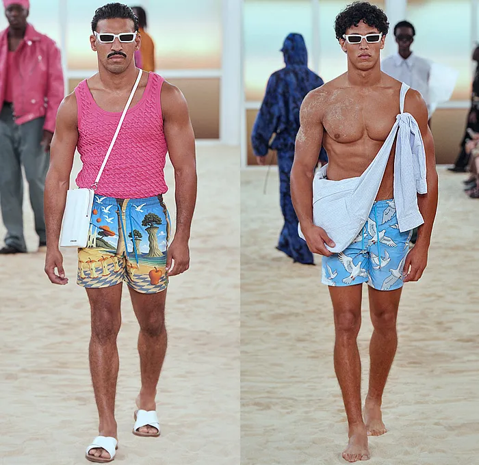 3.Paradis 2026春夏男装——自由鸽、超现实艺术沙滩装、多腰带牛仔布、水晶、实用层