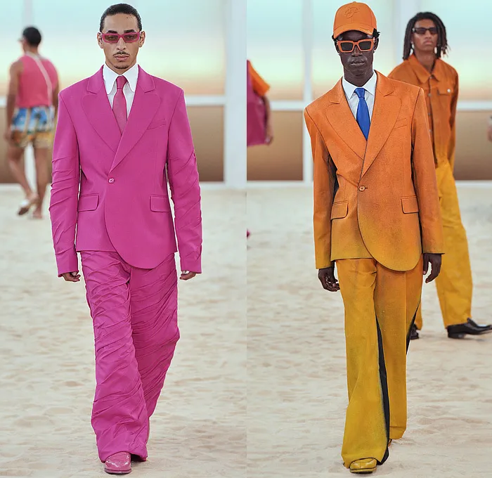 3.Paradis 2026春夏男装——自由鸽、超现实艺术沙滩装、多腰带牛仔布、水晶、实用层