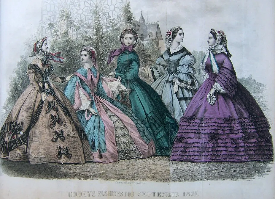 《戈迪女士杂志》，1861年9月