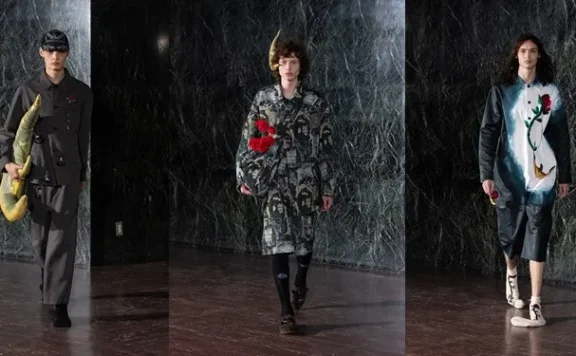 Shinya Kozuka 2026春夏系列主题为“月亮在房间里飘浮”