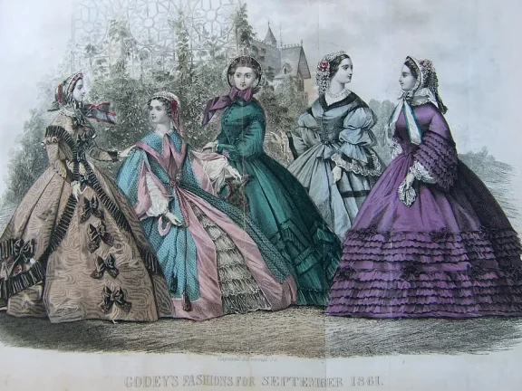 《戈迪女士杂志》，1861年9月